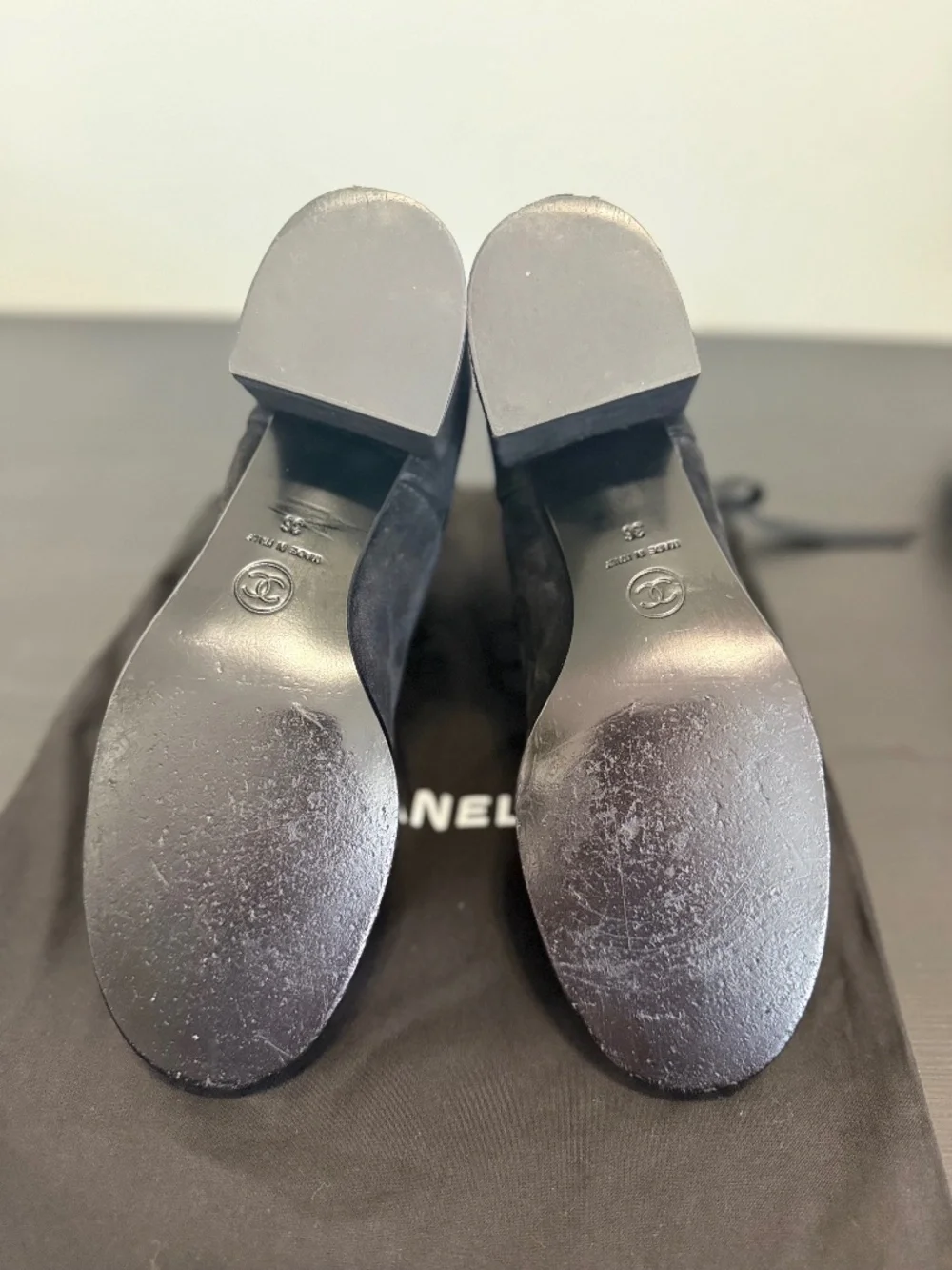 Chanel Suede Boots